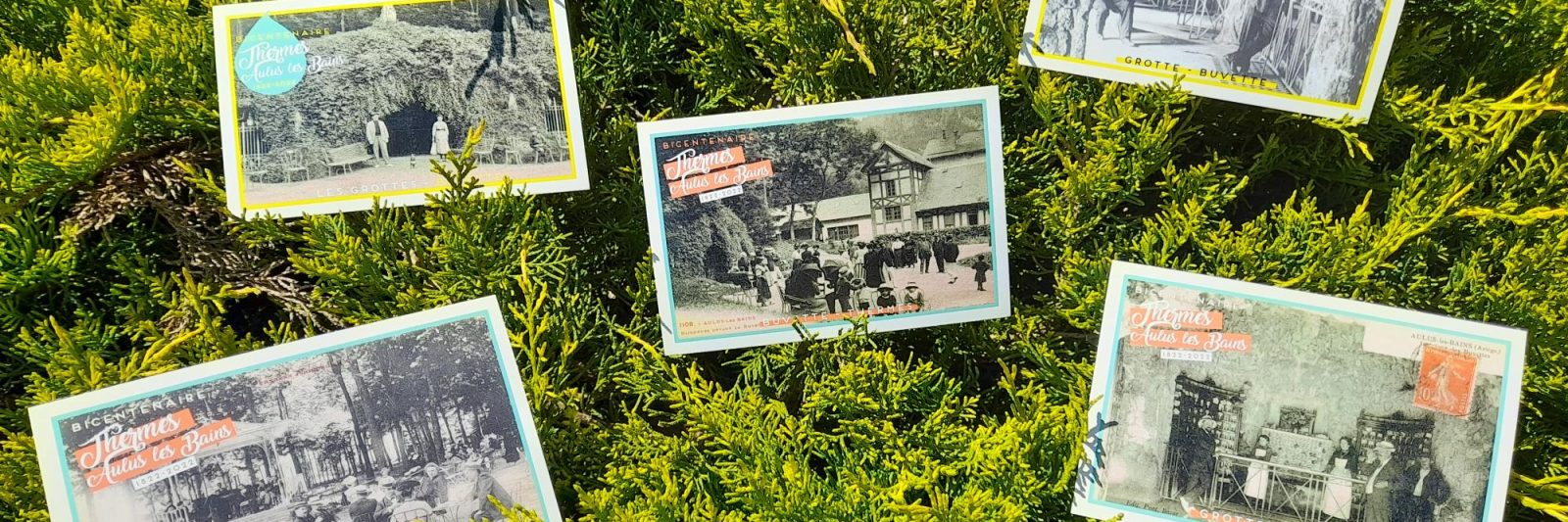 5 cartes postales 200 ans du thermalisme